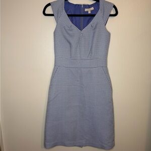 Banana‎ Republic Blue Patterned Mini Dress